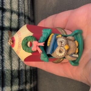 Merry Christmas Teacher Owl Ornament